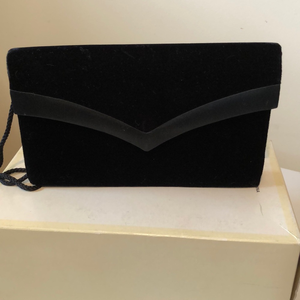 Velvet handbag